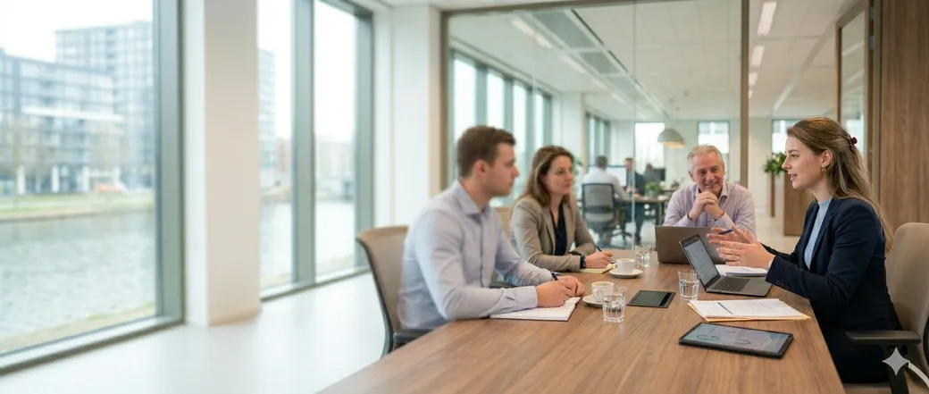 Gedetacheerd auditor aan het werk