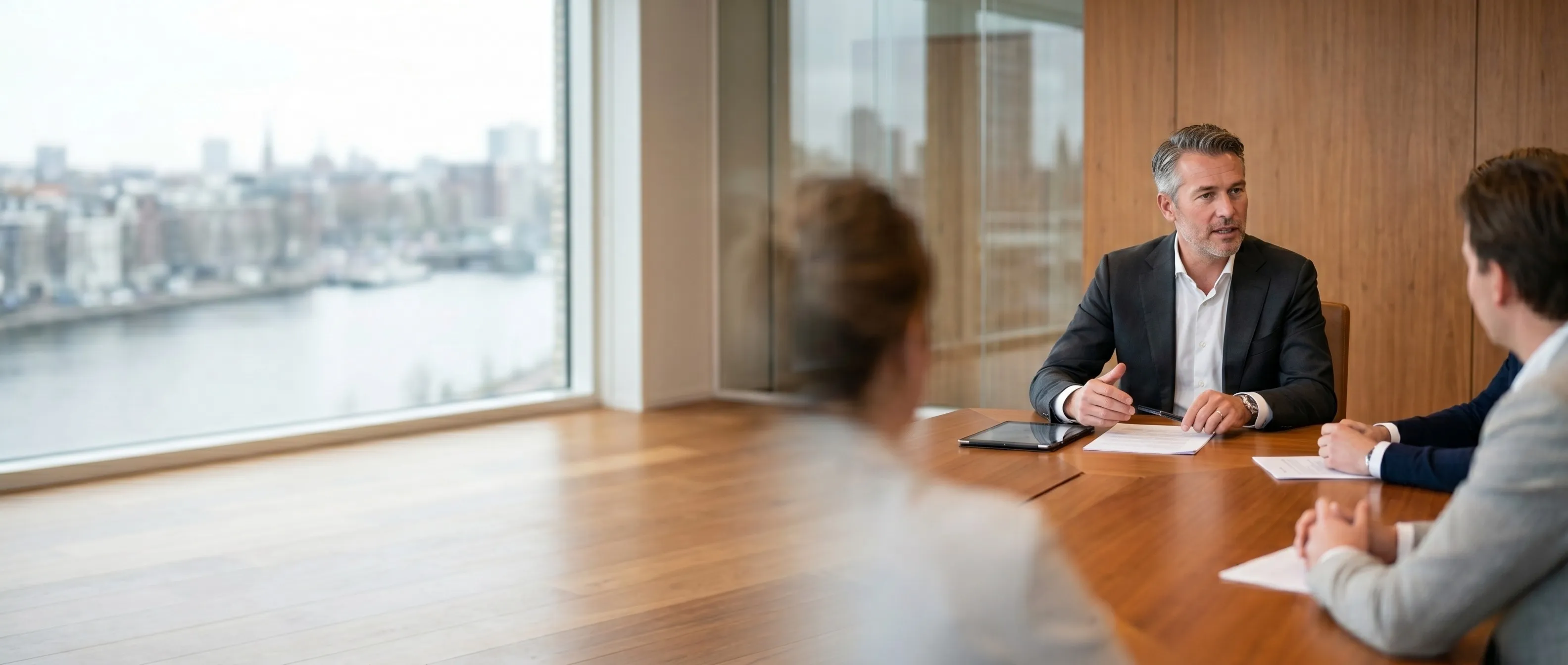 Senior auditor aan het werk
